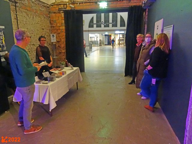 Empfang der Besucher