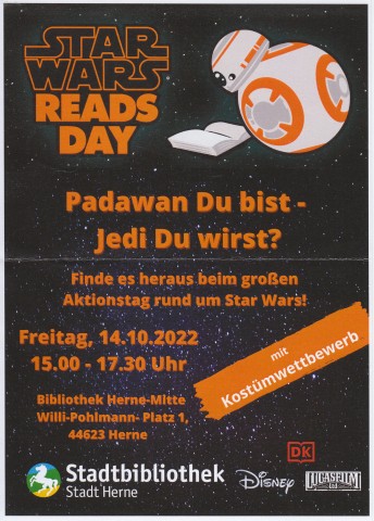 STAR WARS Reads Day 14.10.2022