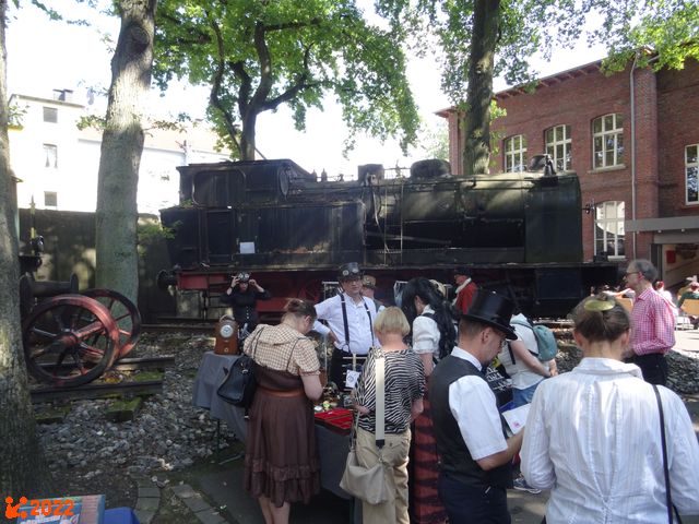 Blick auf das Treiben